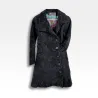 Manteau long texturé
