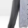Chemise bicolore bi-matière
