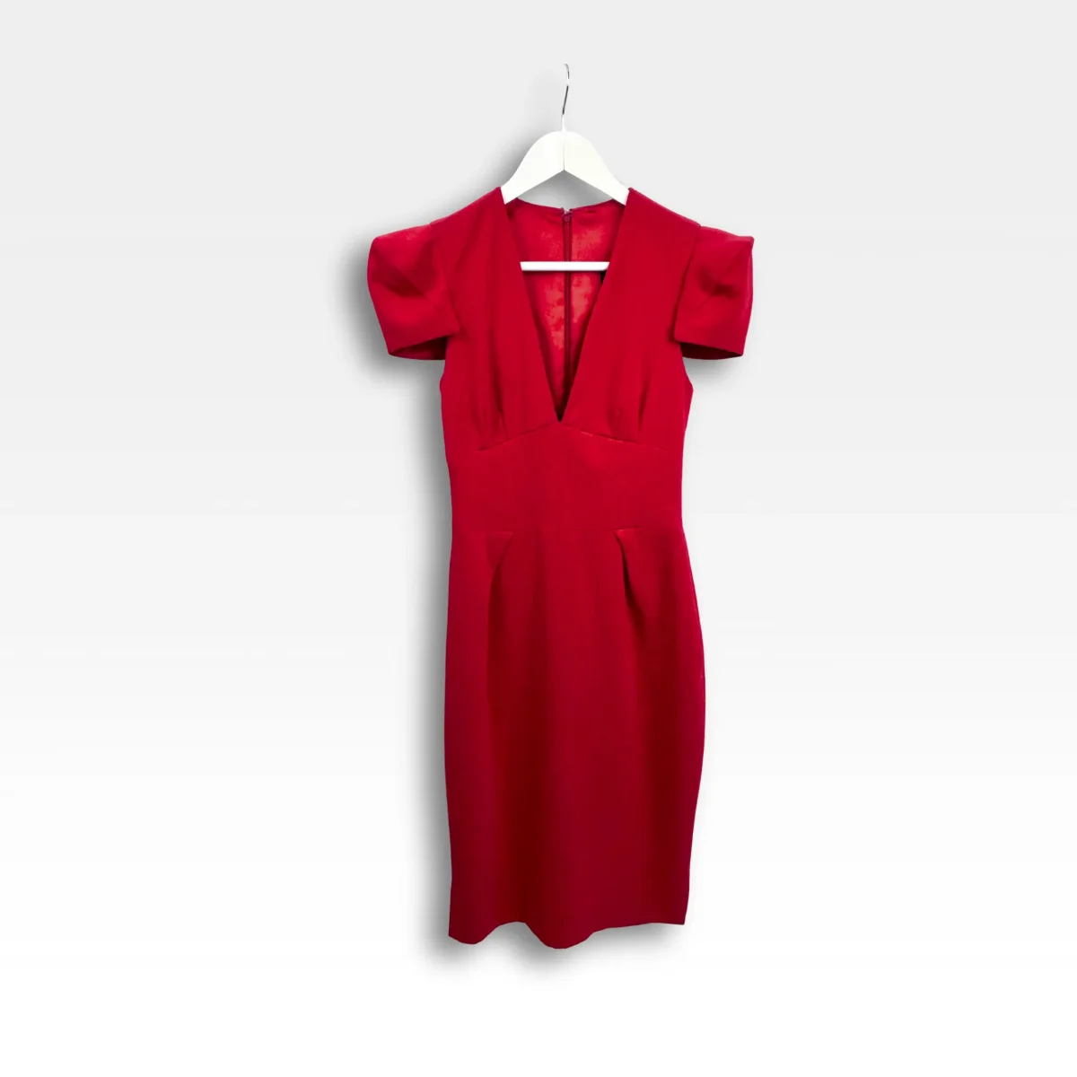 Robe midi rouge