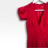 Robe midi rouge