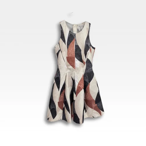 Robe patineuse imprimée graphique