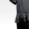 Robe fourreau noire effet Néoprène