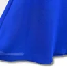 Robe bleu électrique structurée