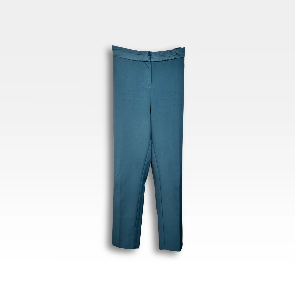 Pantalon Bleu Pétrole satiné