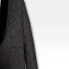 Blazer bi-matière dentelle et velours