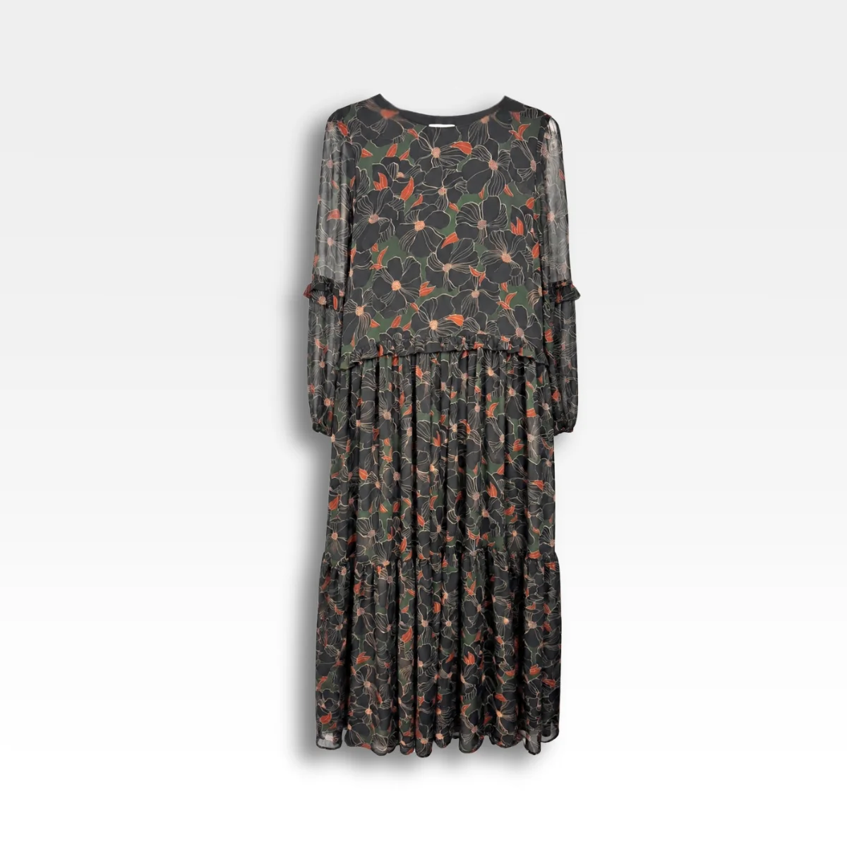 Robe longue imprimée