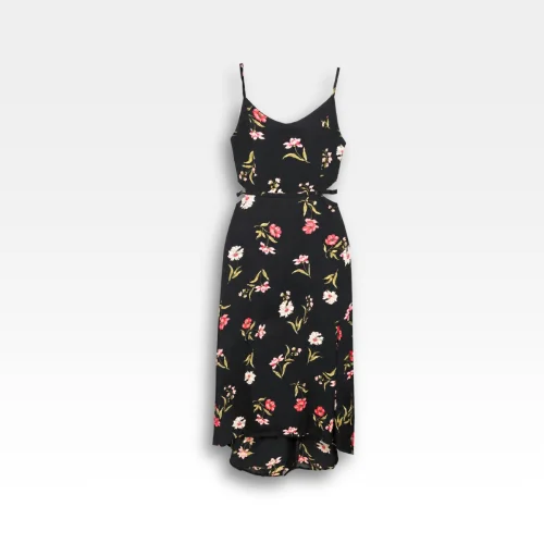 Robe longue fleurie